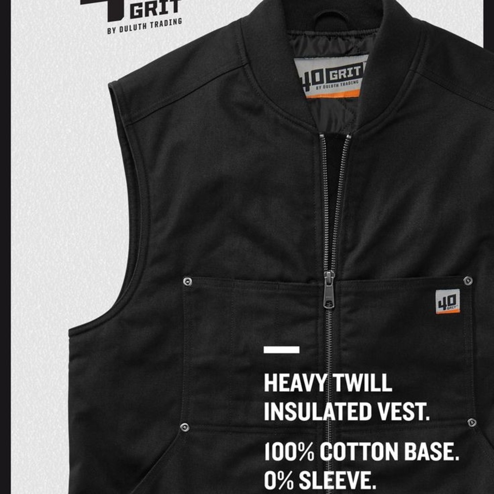 Duluth Trading Co Black Utility Vest